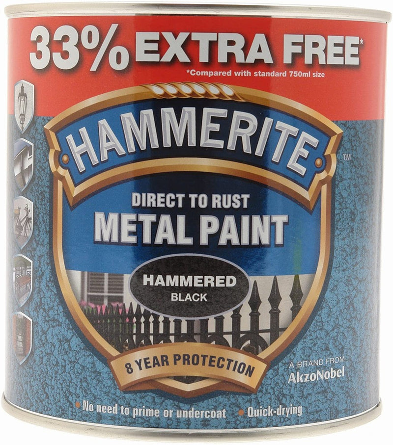 Hammerite Hammered Black