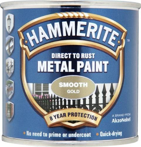 Hammerite Smooth Gold 250ml