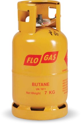 Flo Gas 7kg Butane Gas Cylinder-Flogas Bottle Exchange Req