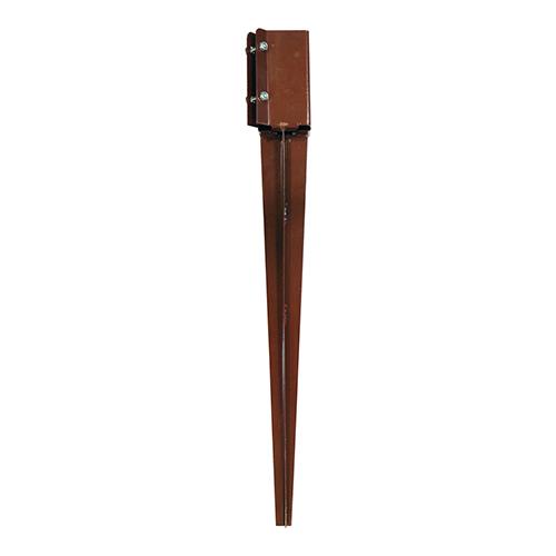 Taurus Drive in Post Spike - Bolt Secure - Oxide Red 100 x 750mm
