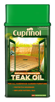 Cuprinol Nat/Enhancing Teak Oil Clear 1L