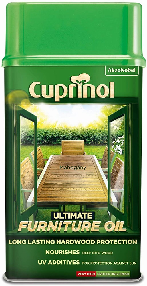 Cuprinol Ultimate Furniture Oil Mahogany 1L