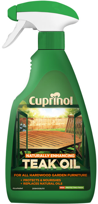 Cuprinol Nat/Enhancing Teak Oil Spray Clr 500ml
