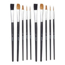 10 Pack Harris Ser Good Flat Artist Paintbrush