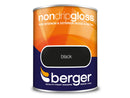 Berger Non Drip Gloss Black 750ml
