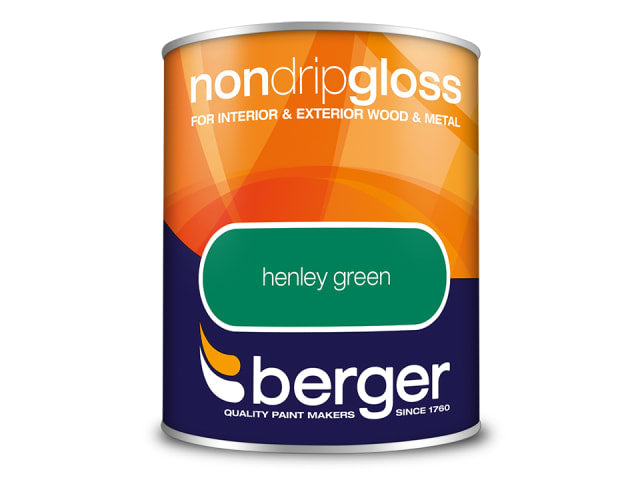 Berger Non Drip Gloss Henley Green 750ml
