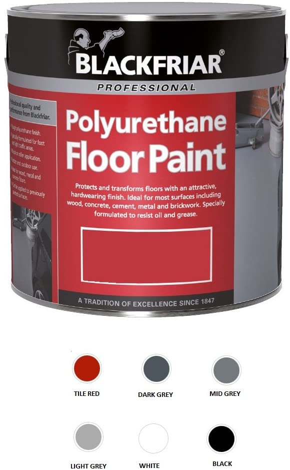 Blackfriar Polyurethane Floor Paint Red 500ml