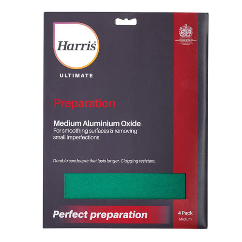 Harris Ultimate Aluminium Oxide Paper Medium 4 Pack