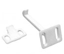 60mm White Plastic Kiddiguard Catch (Pack of 2)