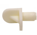 White Push In Shelf Support (Pack of 10)