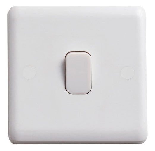 Vimark Curve 10A 1G 2W Plate Switch