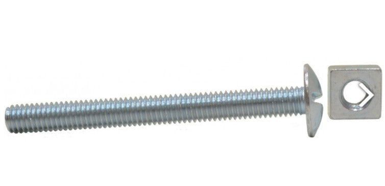 M6 x 50mm ZP Roofing Bolts  (Pack of 5)