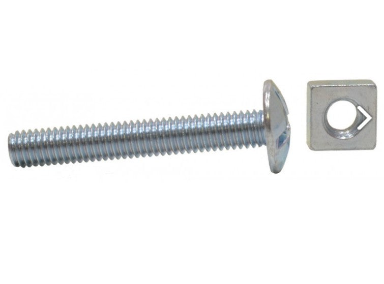 M6 x 40mm ZP Roofing Bolts  (Pack of 5)