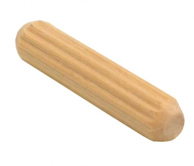 M6 x 30mm Fluted Wooden Dowels  (Pack of 20)