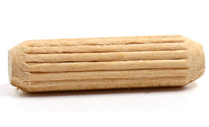 M8 x 30mm Fluted Wood Dowels (Pack of 20)