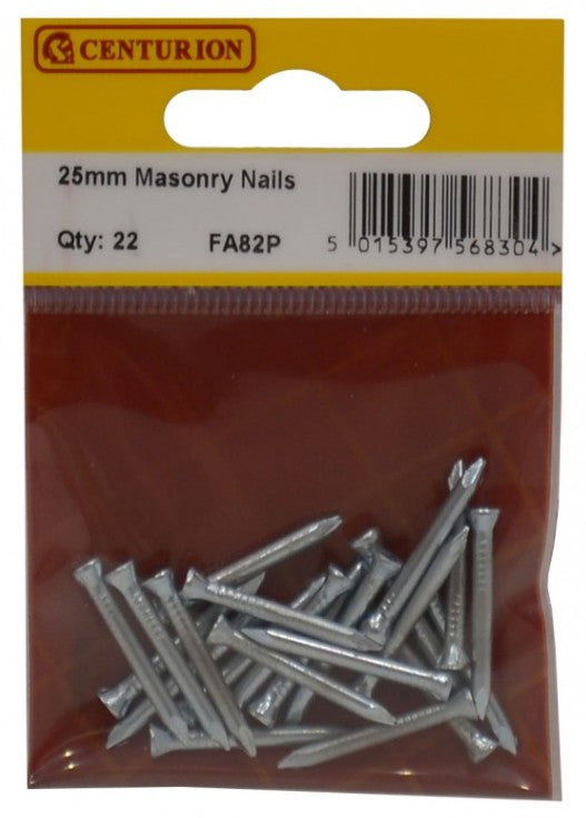 25mm Masonry Nails (pack of 22)