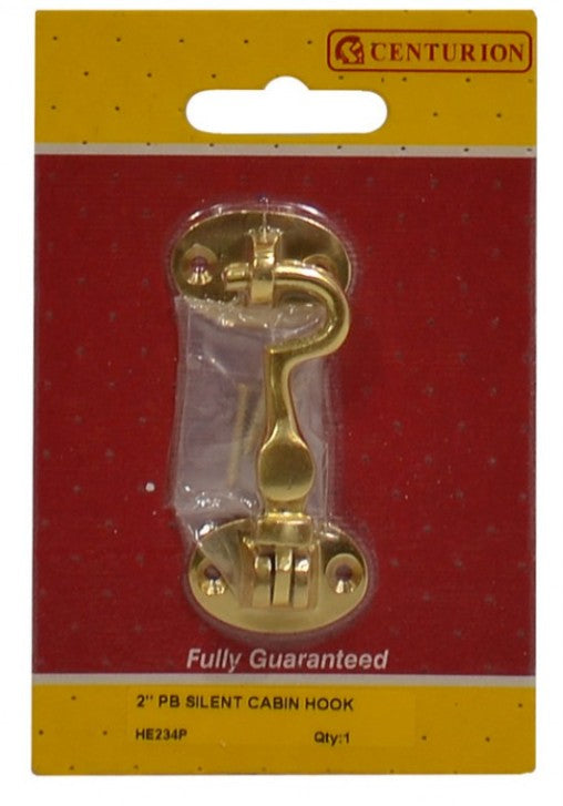 50mm (2") PB Silent Pattern Cabin Hook