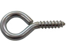 35 x 3.6mm ZP Steel Screw Eyes (Pack of 4)
