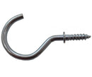 38mm ZP Shouldered Cup Hooks (Pack of 5)