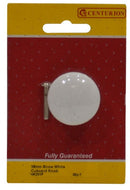 38mm Snow White Cupboard Knob