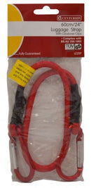 Luggage / Bungee Cord Strap With Carabiner Clips - 24"