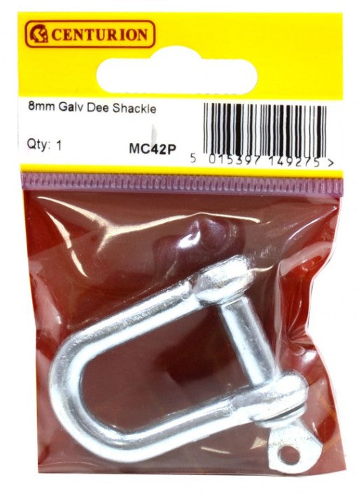 8mm Galvanised Dee Shackle