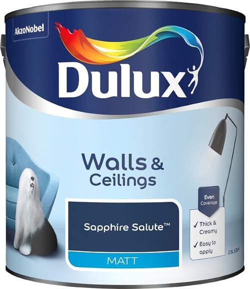 Dulux Matt Emulsion Sapphire Salute 2.5 Litre