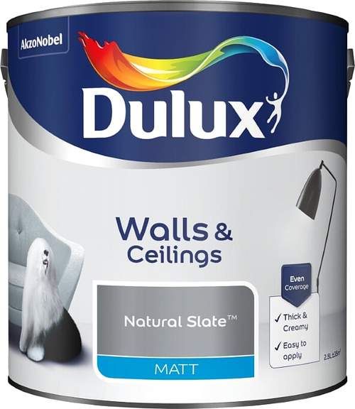 Dulux Matt Emulsion Natural Slate 2.5 Litre