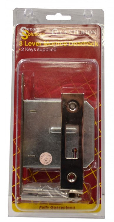 3" NP 3 Lever Dead Lock