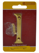 75mm (3") PB Victorian No 1 Door Number