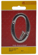 75mm (3") CP Victorian No 0 Door Number