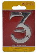 75mm (3") CP Victorian No 3 Door Number