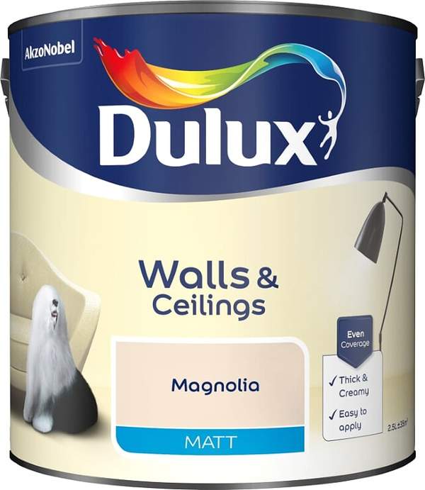 Dulux Matt Emulsion Magnolia 2.5 Litre