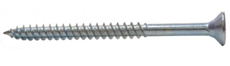 3" x 12 ZP Twin Thread Woodscrews Countersunk (Pack of 4)