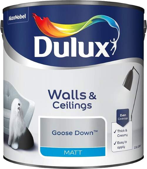 Dulux Matt Emulsion Goose Down 2.5 LitreDulux Matt Emulsion Goos