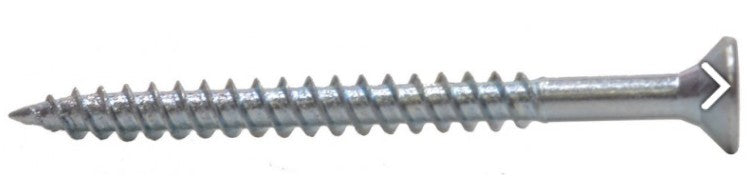 1 3/4" x 8 ZP Hardened Woodscrews Countersunk (Pack of 9)