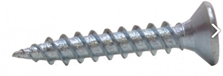 1" x 8 ZP  Hardened Twin Thread Screws Zinc Plated (Pack of 14)