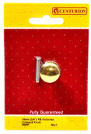 19mm (3/4") PB Victorian Cupboard Knob