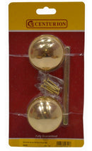 2 1/4" PB Victorian Mortice Knob