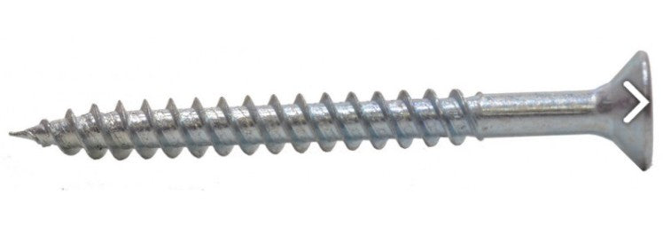 2" x 10 ZP Twin Thread Woodscrews Countersunk (Pack of 6)
