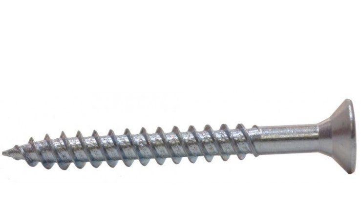 2" x 12 ZP Twin Thread Woodscrews Countersunk (Pack of 6)
