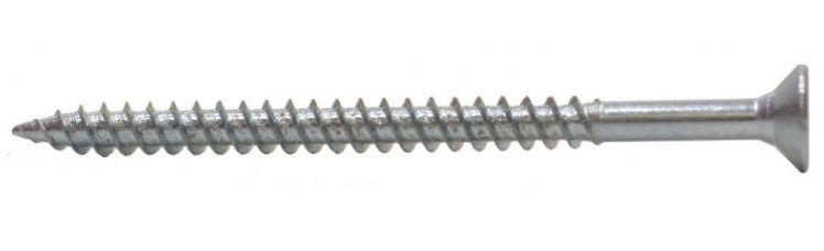 2" x 6 ZP Twin Thread Woodscrews Countersunk (Pack of 12)