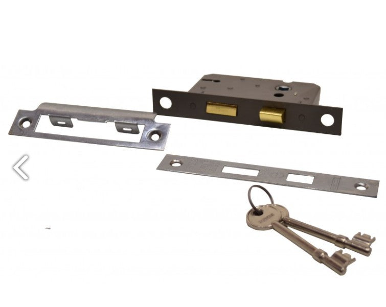 63mm (2 1/2") NP 3 Lever Mortice Sashlock