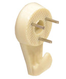 30mm Plastic Hard Wall Picture Hooks (Pack of 4)