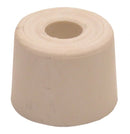 35mm White Plastic Door Stops (Pack of 2)