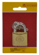 38mm Brass Tri-Circle Padlock