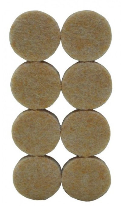 Self Adhesive Feltguard Pads (8 PK) - 25mm Diameter