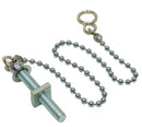 12" Chrome Basin Chain With Stay