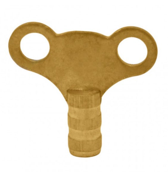 Radiator Key - Brass Clock Style