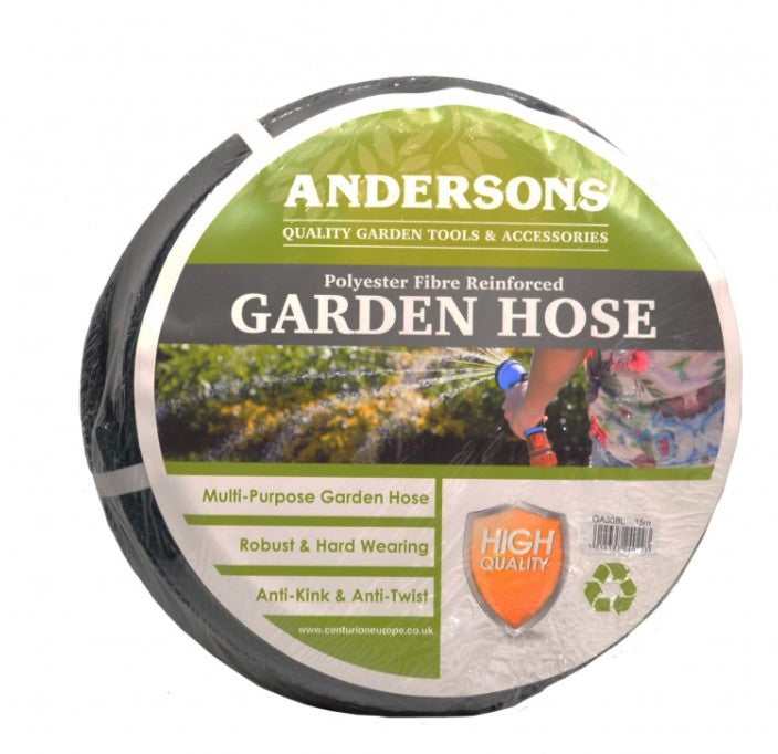 15m Standard Green Garden Hose